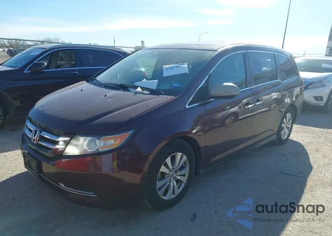2014 Honda Odyssey Ex-L z USA, uszkodzony, nr VIN 5FNRL5H65EB025523